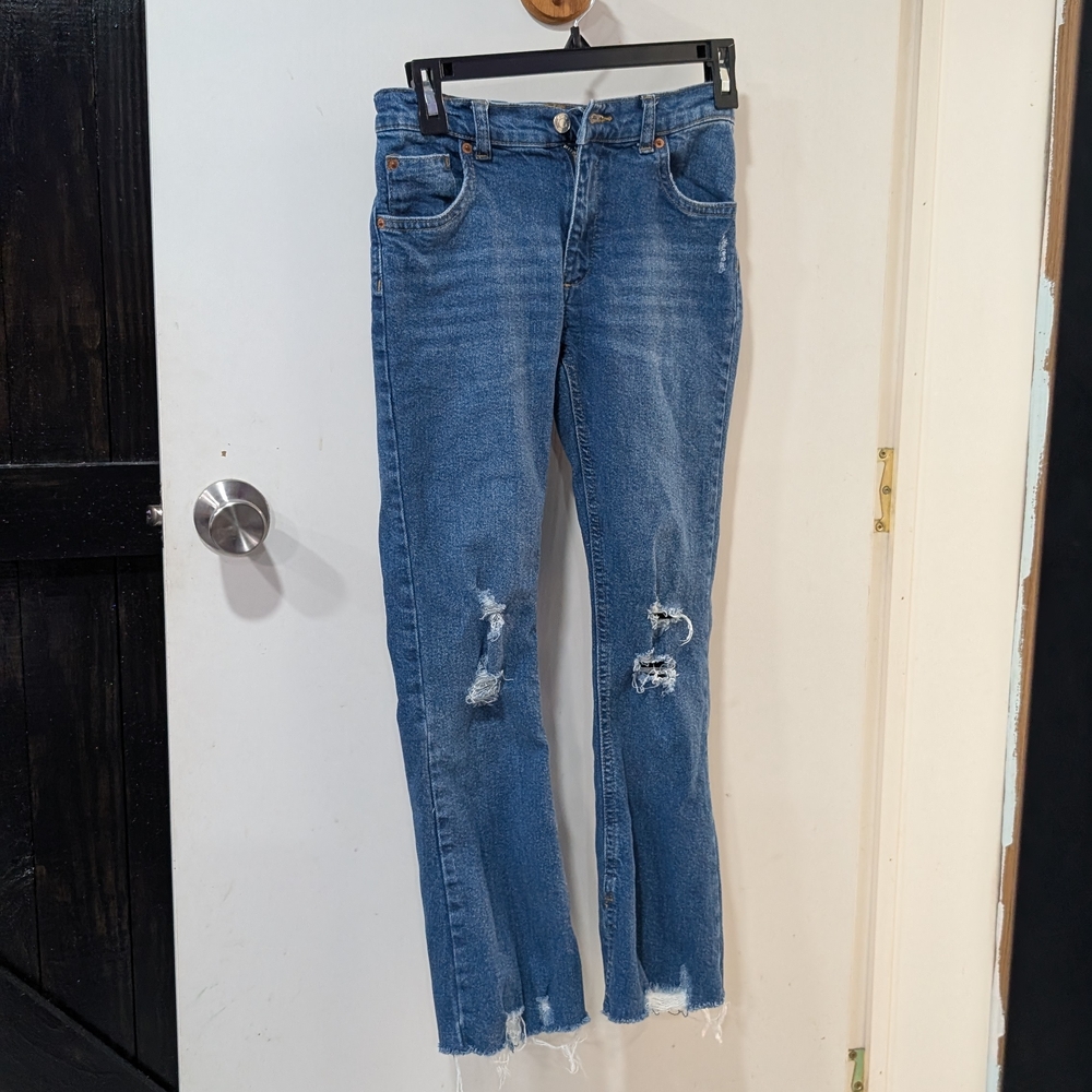 Zara Kids Distressed Blue Jeans